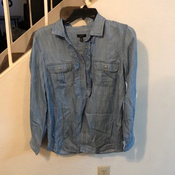 Talbots Tops - Talbots, Petite Denim Button-Down